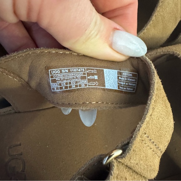 NWT UGG New Heights Ankle Strap Heels Sz 8 (no original box) - Picture 7 of 9